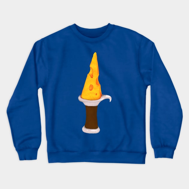 Cheese knife Crewneck Sweatshirt by Surplusweird